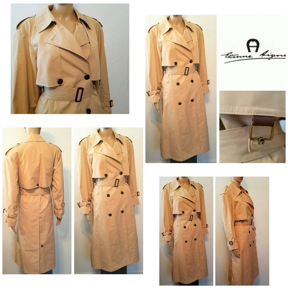 Vintage 1970’s Designer Classic Trench Coat